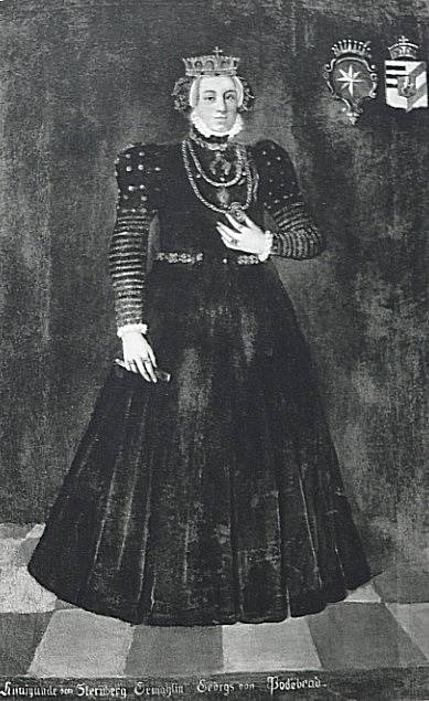 Kunhuta ze Šternberka, první manželka Jiřího z Poděbrad. Zemřela několik let předtím, než si šlechta zvolila Jiřího za krále
