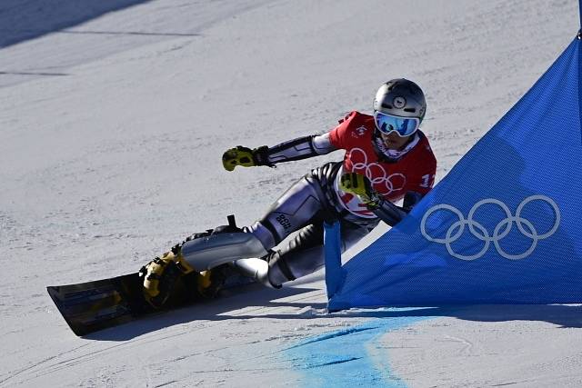 Ester Ledecká v paralelním obřím slalomu v Pekingu