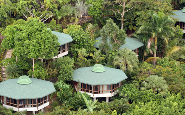 Druhé místo v žebříčku obsadily bungalovy na Kostarice. 