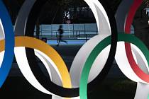 Olympijské kruhy v Tokiu