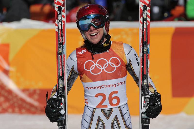 Ester Ledecká je překvapivá vítězka Super-G