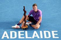 Český tenista Jiří Lehečka získal v Adelaide první titul na okruhu ATP