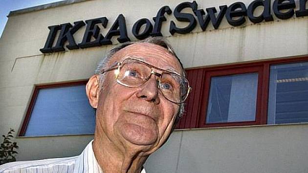 Švéd Ingvard Kamprad, zakladatel řetězce obchodních domů IKEA