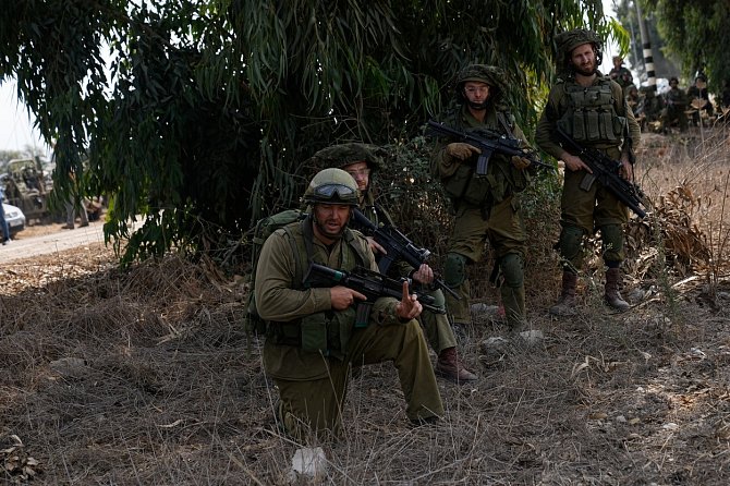 Izraelští vojáci. Ilustrační snímek