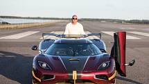 Koenigsegg Agera RS při sprintu 0-400-0.