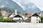 Slovinsko zasáhly bleskové záplavy. Řada obcí na severu a severovýchodě země se v noci na pátek ocitla pod vodou