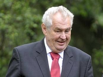 Prezident Miloš Zeman.