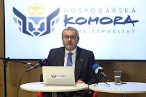 Prezident Hospodářské komory Vladimír Dlouhý (na snímku z 6. ledna 2022).