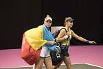 Ukrainian tennis players Ivanna and Dajana Jastremska.