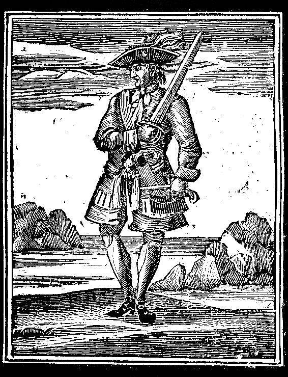 Skutečný kapitán Jack, pirát z Karibiku. Narodil se v Bristolu a jmenoval se John "Jack" Rackham