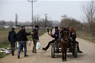 Uprchlíci na turecko-řecké hranici