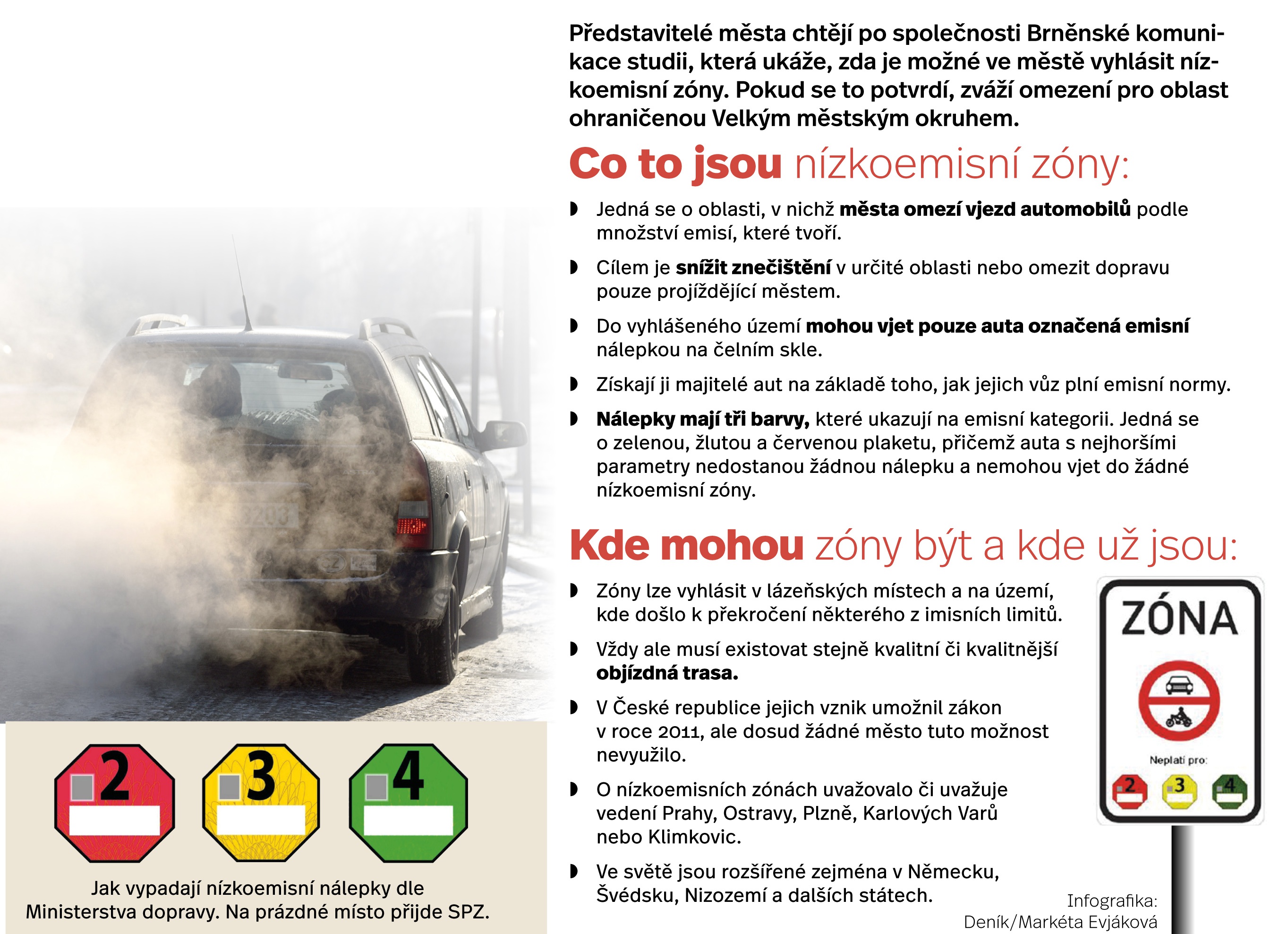 Zákaz vjezdu starým autům. Brno zvažuje nízkoemisní zónu uvnitř velkého  okruhu - Brněnský deník