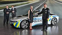 BMW i8 ve službách Policie ČR.