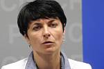 Ústecká krajská státní zástupkyně Lenka Bradáčová vystoupila 15. května v Praze na tiskové konferenci k zadržení poslance za ČSSD Davida Ratha a dalších sedmi lidí.