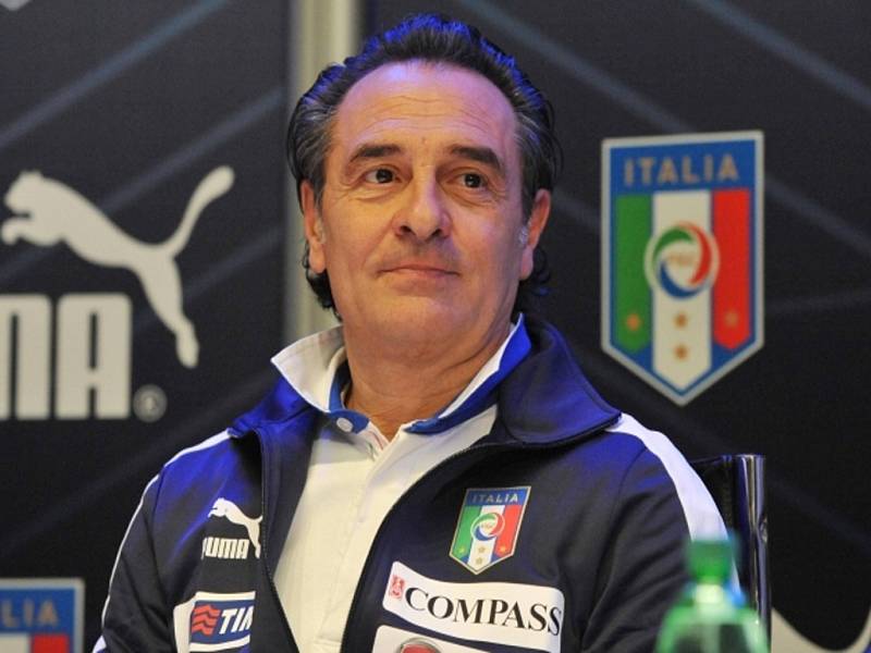 Trenér italských fotbalistů Cesare Prandelli.