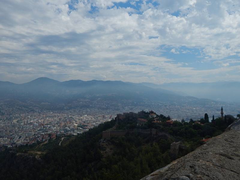 Alanya: výhled na centrum města