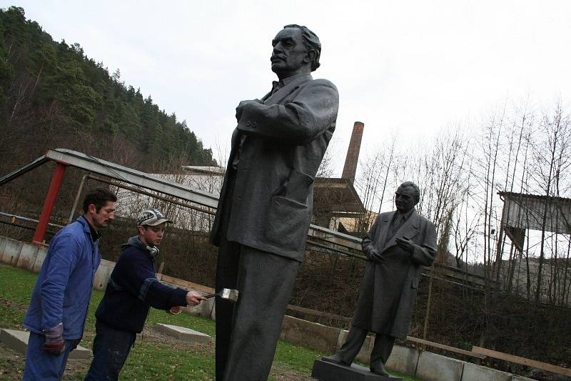 Před jedenácti lety město Blansko sochu Klementa Gottwalda půjčilo tehdejší blanenské slévárně DSB Euro.