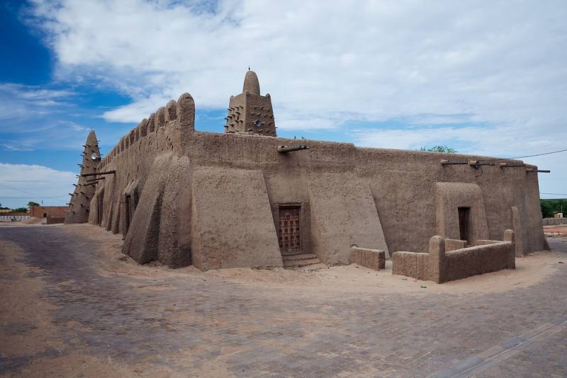 Město Timbuktu v Mali