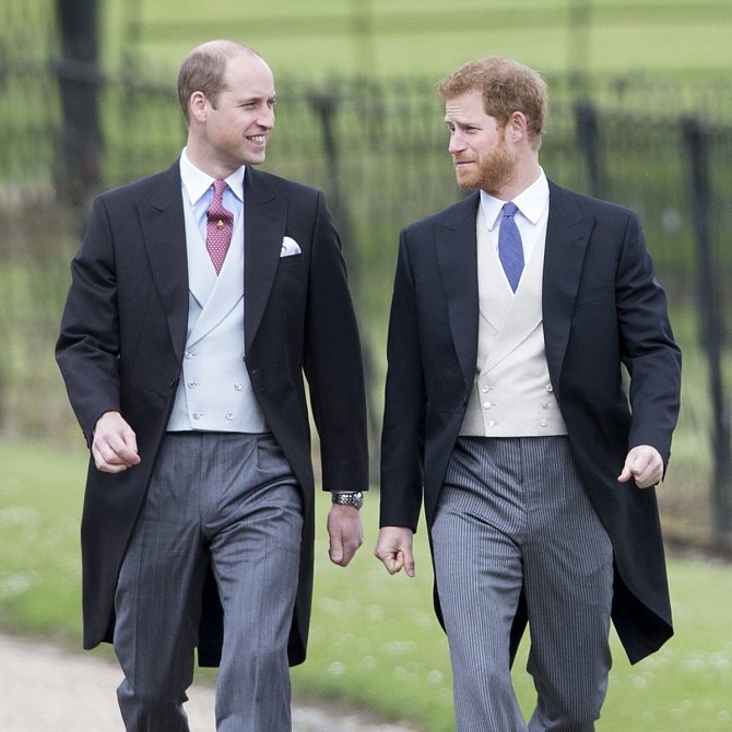 Princové William a Harry