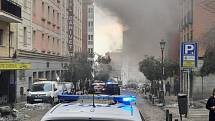 Centrem španělského Madridu otřásl výbuch