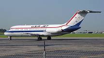 Letoun McDonnell-Douglas-DC-9 podobného typu, jaký se 17. února 1991 zřítil v Clevelandu
