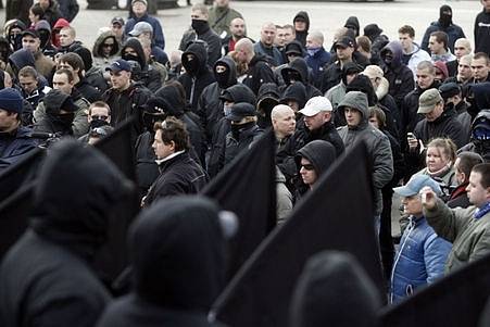 Na Palackého náměstí v Praze se konala dne 19. ledna 2008 demonstrace přibližně dvou stovek příznivců extrémní pravice.