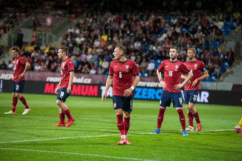 Čeští fotbalisté remizovali v přípravném utkání v Plzni s Ukrajinou 1:1.