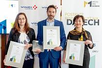 Zleva: Lenka Palánová (Plzeň), Robert Šťastný (Lysá nad Labem) a Anna Putnová (Brno)