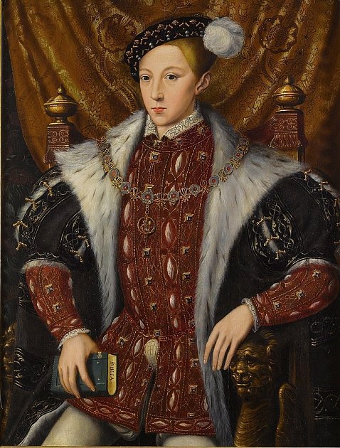 Jediný legitimní syn Jindřicha VIII., anglický král Eduard VI. Porodila jej Jindřichova třetí manželka Jana Seymourová, zemřela ale pár dní po porodu. Eduard VI. nastoupil na trůn jako devítiletý, a zemřel v patnácti.