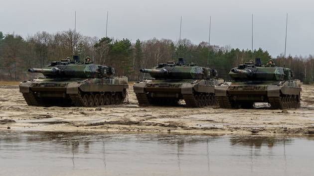 Tanky Leopard 2 A7V německé výroby