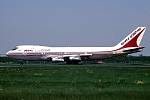 Letadlo Boeing společnosti Air India, využíváno na trase z Toronta do Bombaje. V tomto letounu explodovala 23. června 1985 nastražená nálož. Snímek byl pořízen pouhých 23 dní před teroristickým útokem.