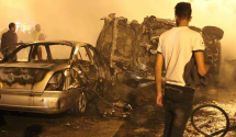 Exploze auta s výbušninami na rušné ulici v Libyi