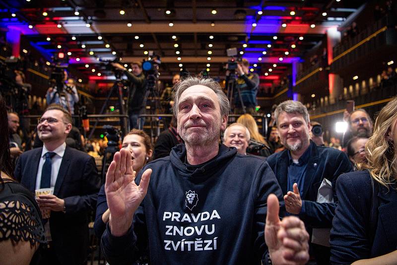 Volební štáb Petra Pavla, 28. ledna 2023, Praha
