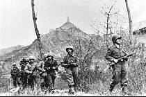 Vojáci brazilského expedičního sboru během bitvy o Monte Castello