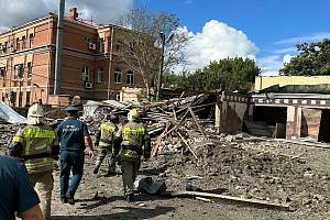 V ruském městě Taganrog zazněl silný výbuch. Na místě zřejmě explodovala raketa.