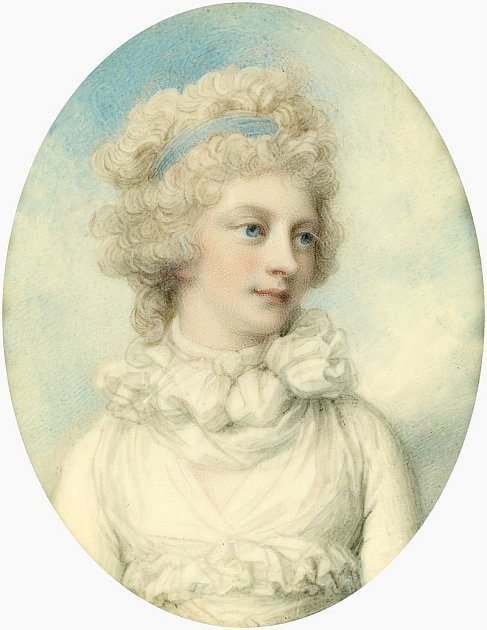 Princezna Žofie Britská jako patnáctiletá. Přestože byla v tomto věku uvedena do společnosti, rodiče jí zakazovali styk s cizími lidmi a nikdy ji nebylo umožněno vdát se.