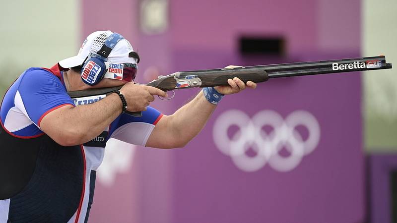 Český brokový střelec Jiří Lipták získal olympijské zlato.