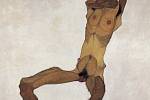 Egon Schiele: mužský akt