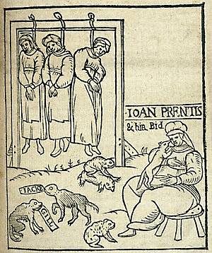 Joan Prentisová a představa čarodějnic z Essexu, 1589