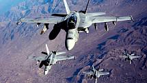Stíhačka F/A-18F Super Hornet, ilustrační foto.