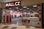 Pobočka společnosti Mall.cz kombinující výdejní místo a klasickou prodejnu