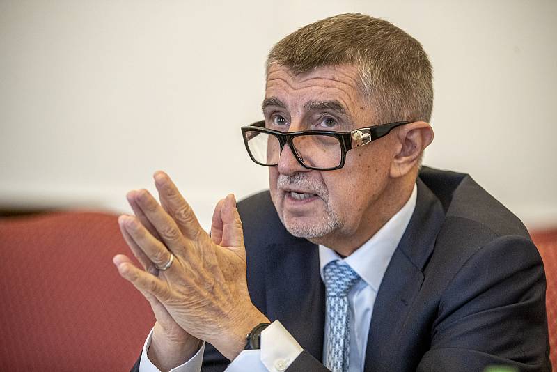 Premiér Andrej Babiš poskytl 16. června 2020 rozhovor Deníku