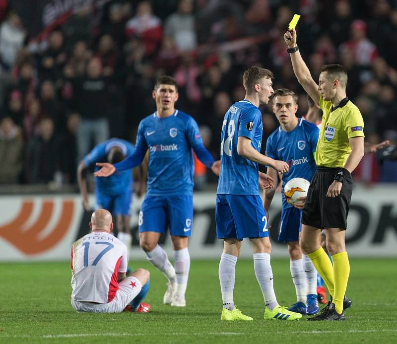 SK Slavia Praha vs. KRC Genk.