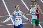 Pavel Maslák se raduje z titulu mistra Evropy v běhu na 400 metrů.
