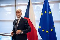 Český prezident Petr Pavel na setkání s českými europoslanci, 4. října 2023, Štrasburk, Francie.