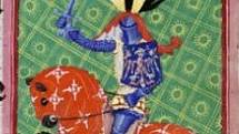 Jan Jindřich na dobové miniatuře v Gelnhausenově kodexu