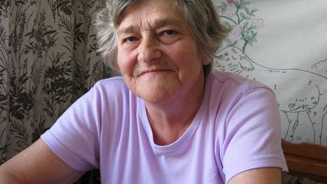 Alžběta Dostálová (Morgensternová), září 2010 Mohelnice.