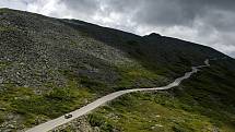 Travis Pastrana na vrchu Mt. Washington.