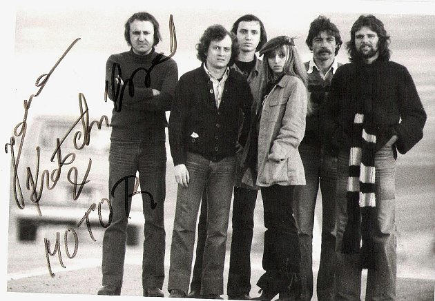 1979. Jana Kratochvílová se skupinou Motor.