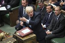 Britský premiér Boris Johnson v parlamentu 4. září 2019